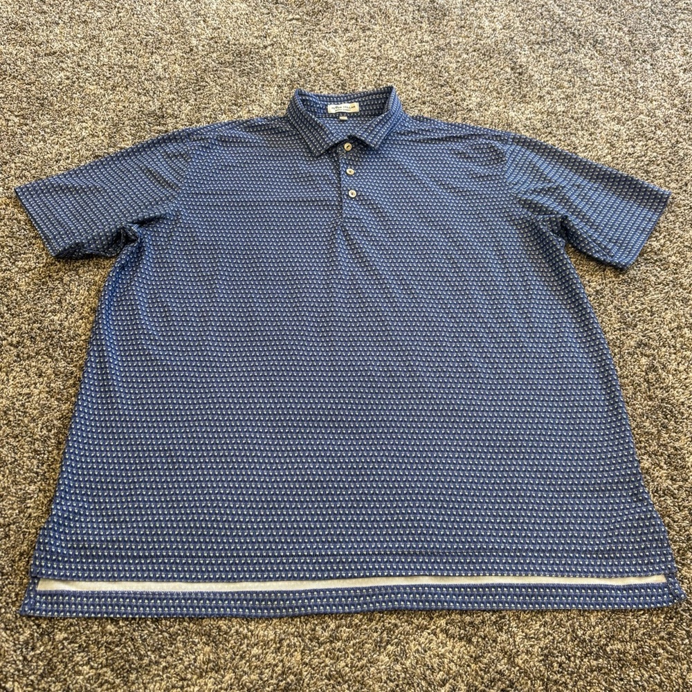 Peter Millar Summer Comfort Golf Polo, Men’s XL Low Ball Cocktail Glass booze